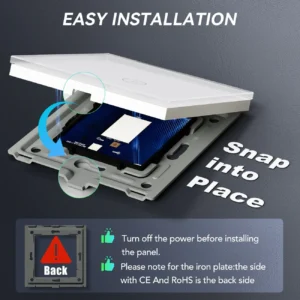 Prekidač Touch Bojler Smart WiFi 40A