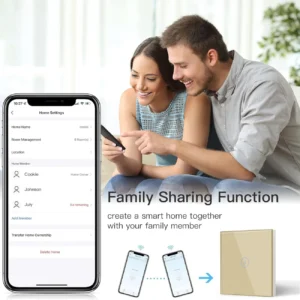 Prekidač Touch Bojler Smart WiFi 40A