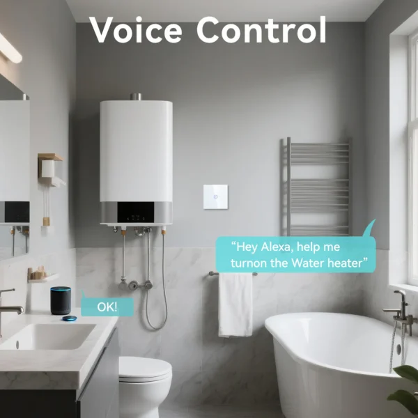 Prekidač Touch Bojler Smart WiFi 40A