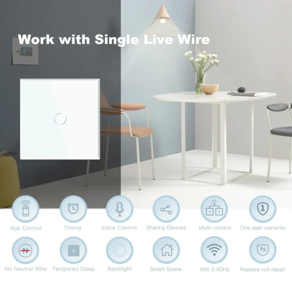 Prekidač Touch Smart WiFi