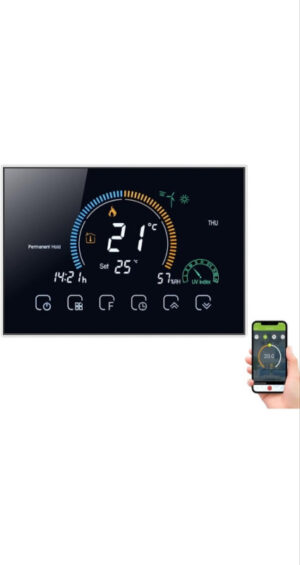 Termostat Smart Grijanje Crni