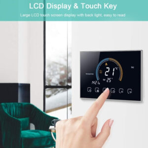 Termostat Smart Grijanje Crni