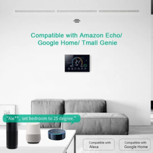 Termostat Smart Grijanje Crni