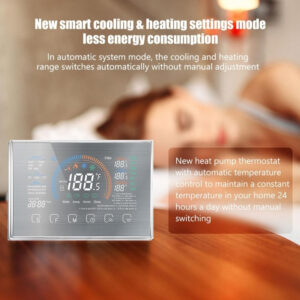 Termostat Smart Grijanje Crni