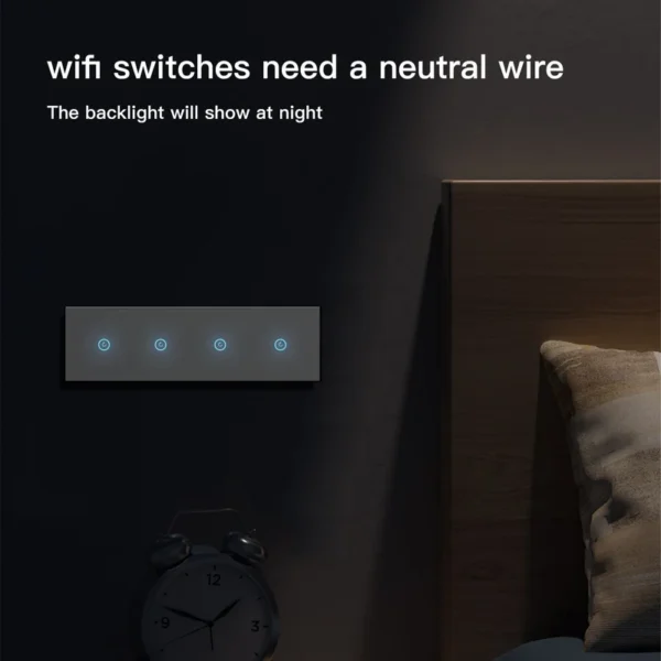 Prekidač Touch Smart WiFi Četverostruki