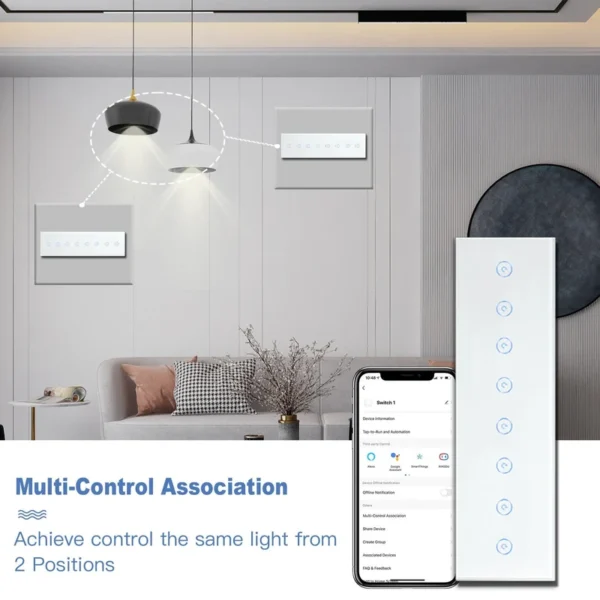 Prekidač Touch Smart WiFi Četverostruki