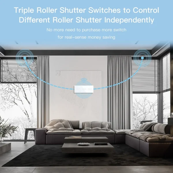 Touch Roletne Smart WiFi Trostruke