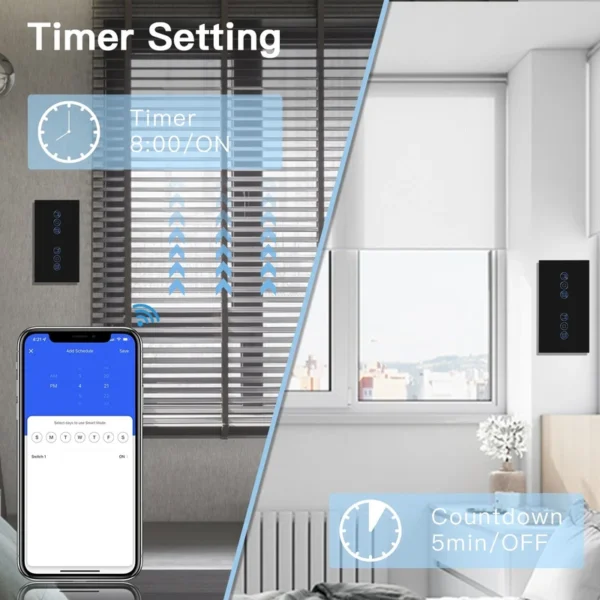 Touch Roletne Smart WiFi Duple