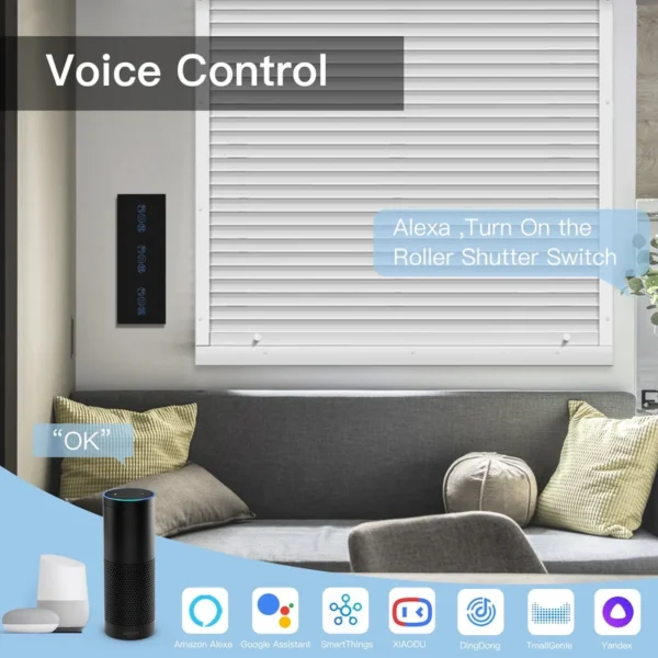 Touch Roletne Smart WiFi Trostruke