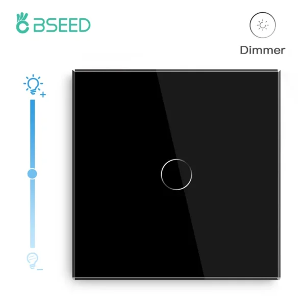 Touch dimer prekidač za rasvjetu – stakleni panel