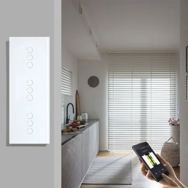 Touch Roletne Smart WiFi Trostruke