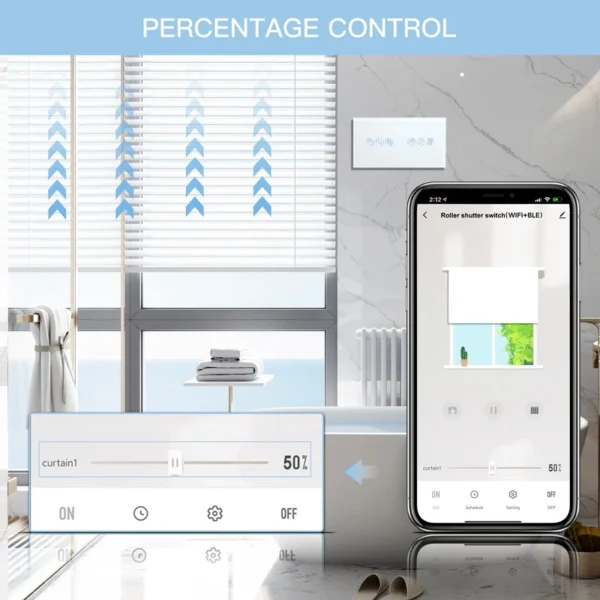 Touch Roletne Smart WiFi Duple