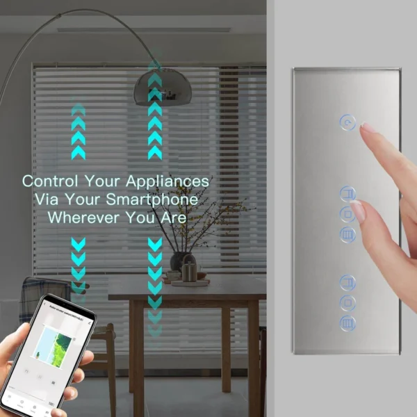 Prekidač Touch + Dupla Roletna Smart WiFi