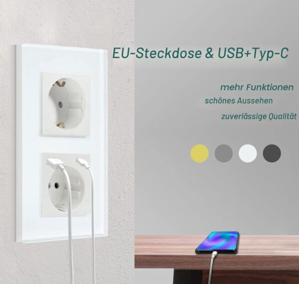 Utičnica + USB-C Utičnica